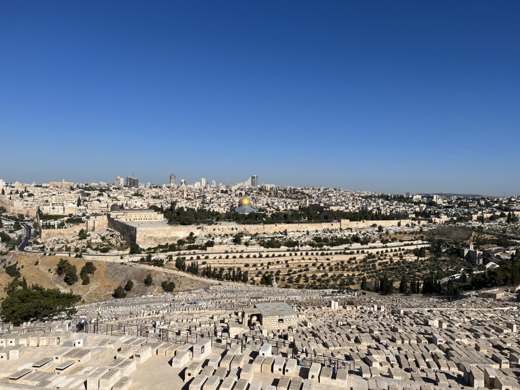 Blick auf den Felsendom - vom Ölberg aus.